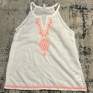 New - Old Navy pink embroidered tank top. size Small